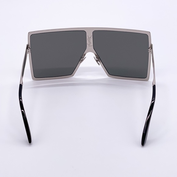 NEW SL182 002 SAINT LAURENT SHIELD SUNGLASSES NEW SAINT LAURENT BETTY SL 182 002 - Picture 7 of 9